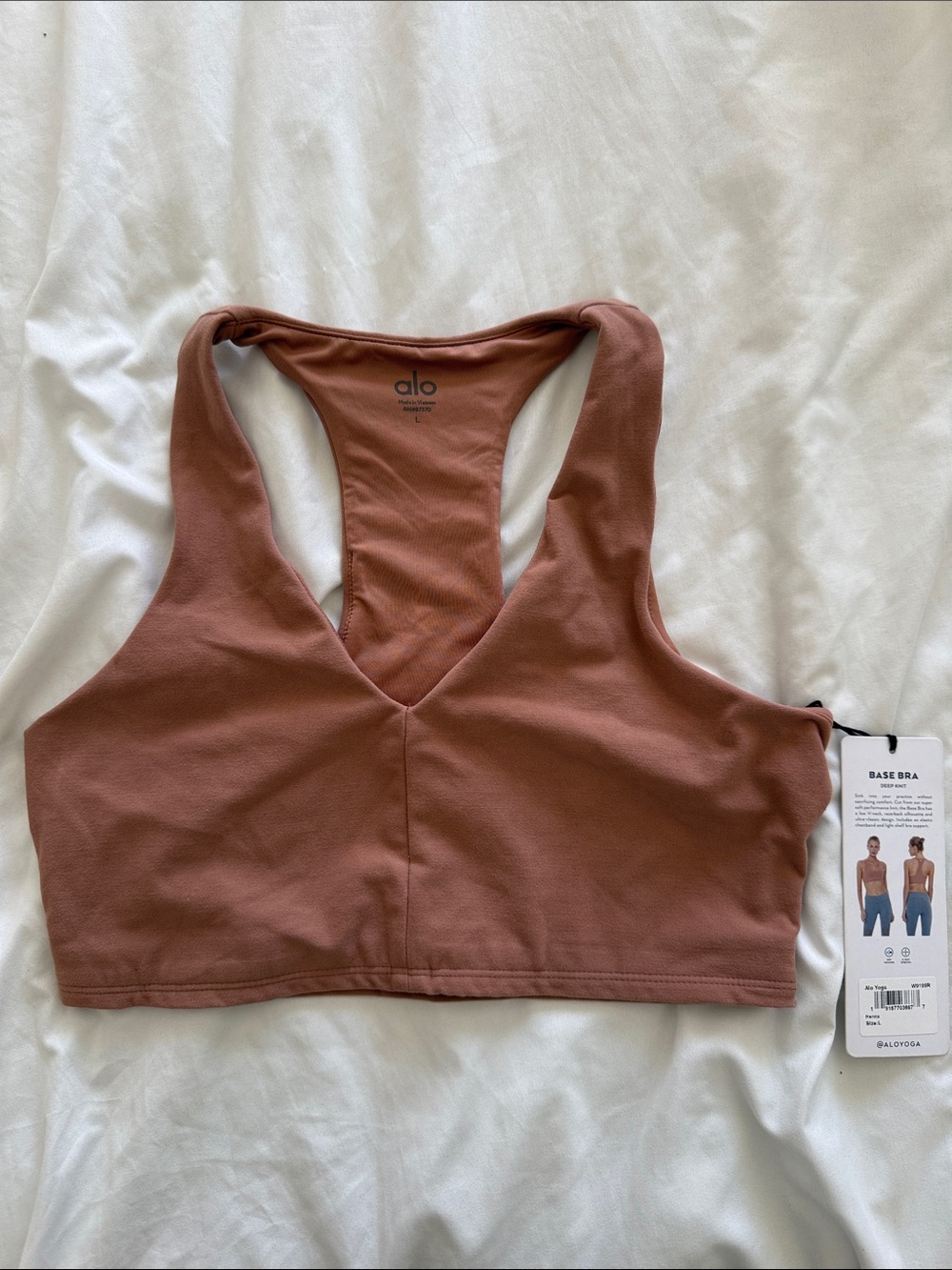 ALO Yoga Mauve Racerback Top